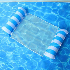 Inflatable Floating Row Pool Hanging Net Floating Row Water Clamp Net Recliner