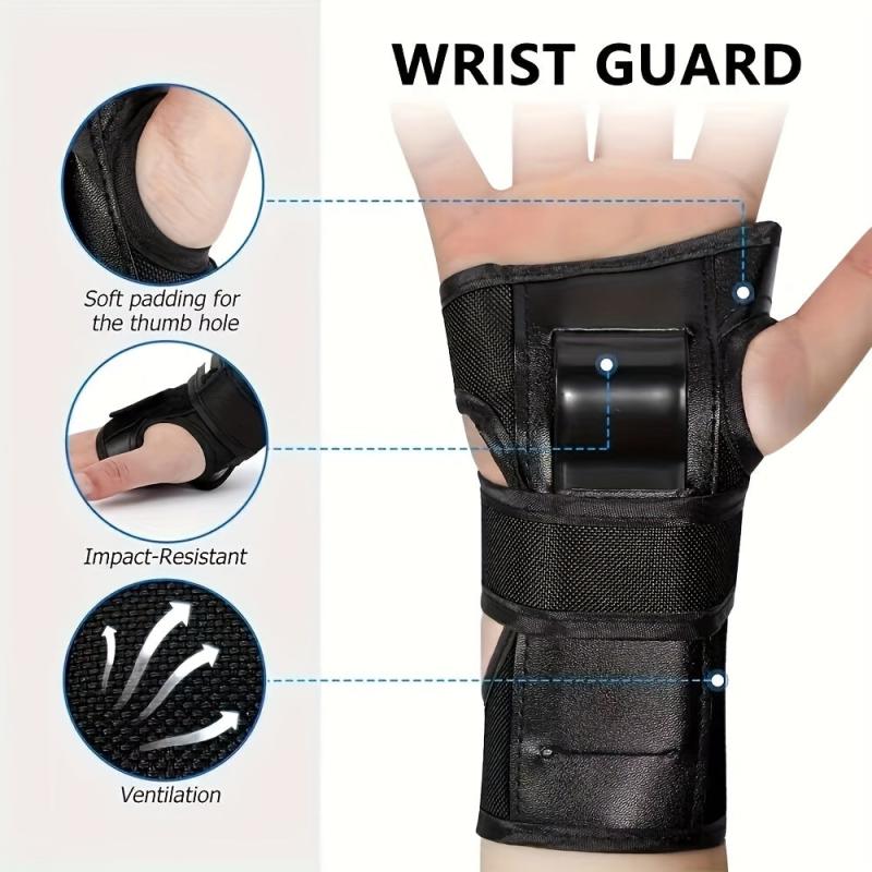 Youth Protective Gear Set - Impact Resistant Shell, Thickened Padding - 6pcs