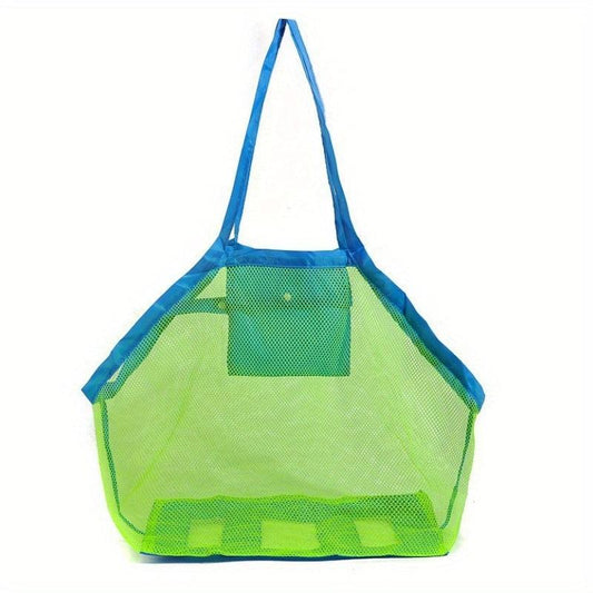 Beach Toy Storage Bag Sand Toy Collector Bag, Oversized for Kidsu2019 Toys