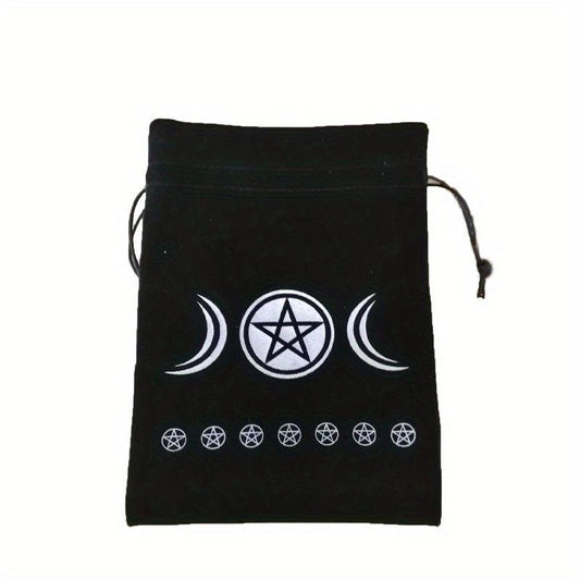 Thick Velvet Tarot Oracle Card Storage Bag Drawstring Bag