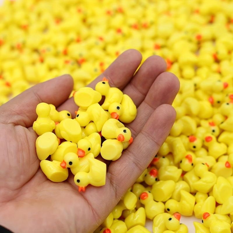 Mini Resin Ducks for Slime Charms DIY Craft Micro Landscape Garden Dollhouse
