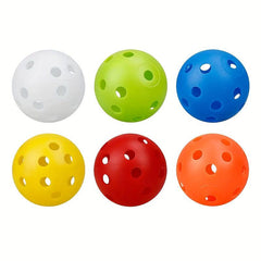 10pcs Golf Ball Practice Ball Indoor/Outdoor Plastic Swing Training