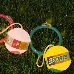 Kids Luminous Bouncing Ball Night Light Flashing Foot Hoop Swing Ball