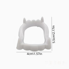 3pcs Denture Props Horror Vampires Threat Toys