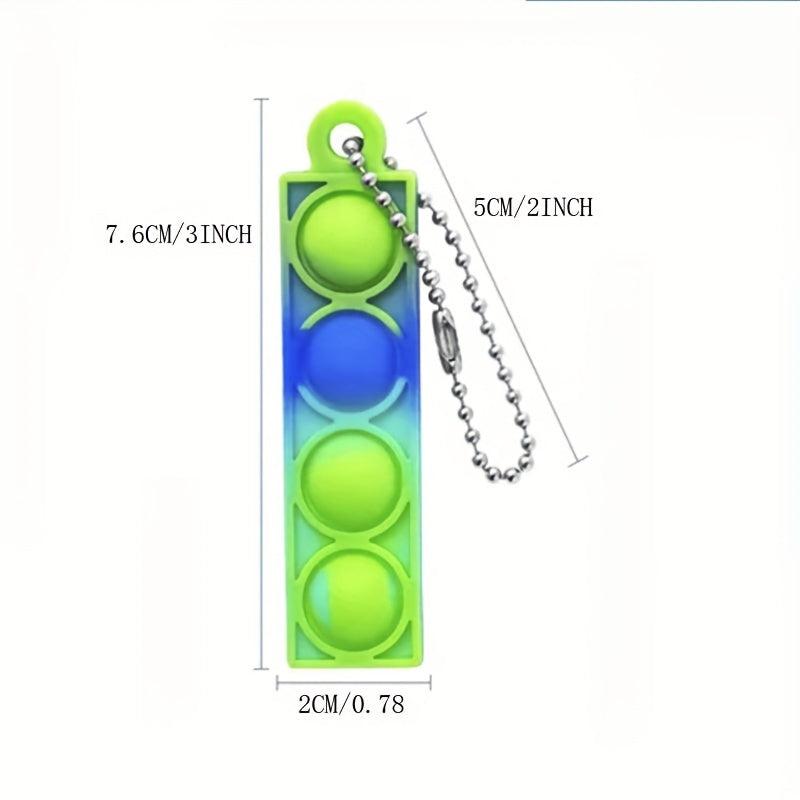 Pop Fidget Toy Keychain Bulk Pack - Stress Relief Hand Toys Set