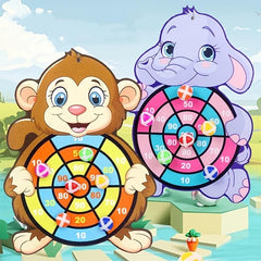 Interactive Animal Game Educational Toy for Kids Elephant Crocodile Panda Monkey