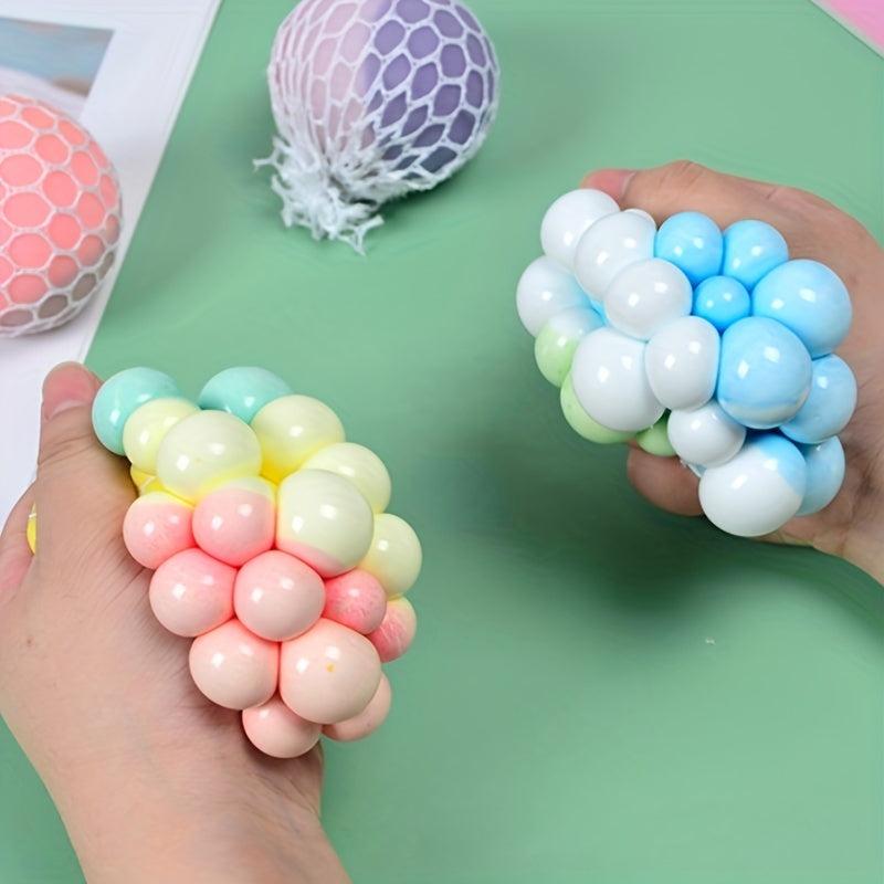 Mesh Flour Squeeze Ball Stress Relief Toy