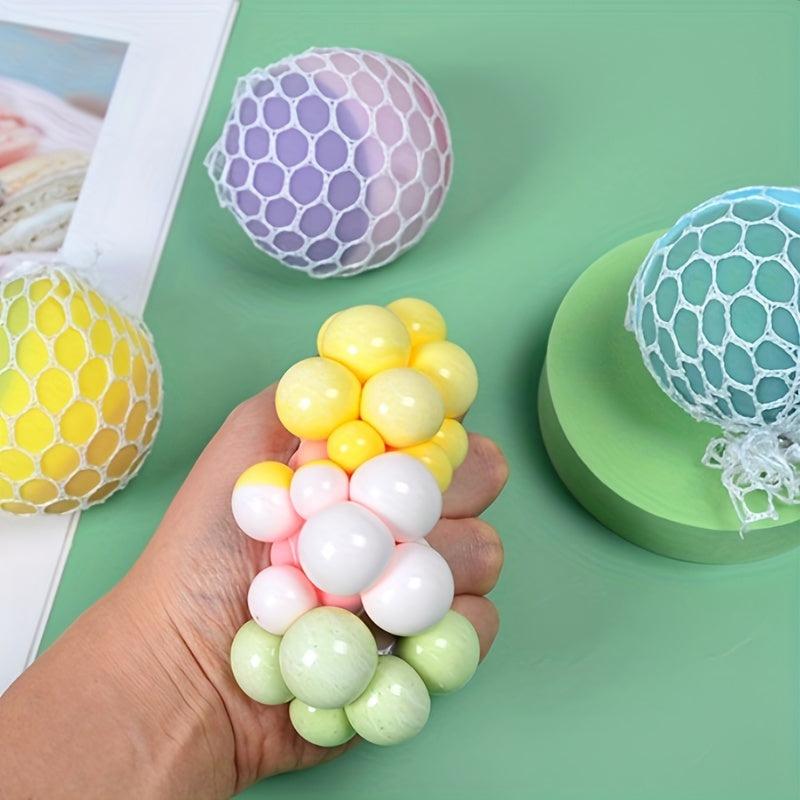 Mesh Flour Squeeze Ball Stress Relief Toy