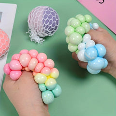 Mesh Flour Squeeze Ball Stress Relief Toy