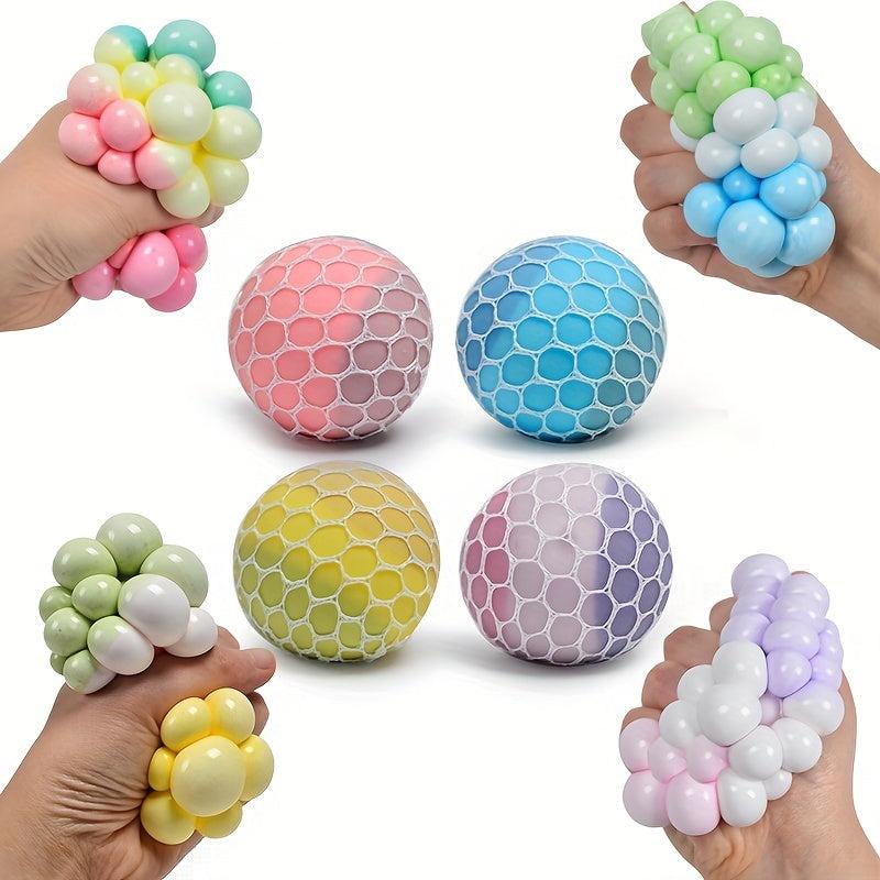 Mesh Flour Squeeze Ball Stress Relief Toy