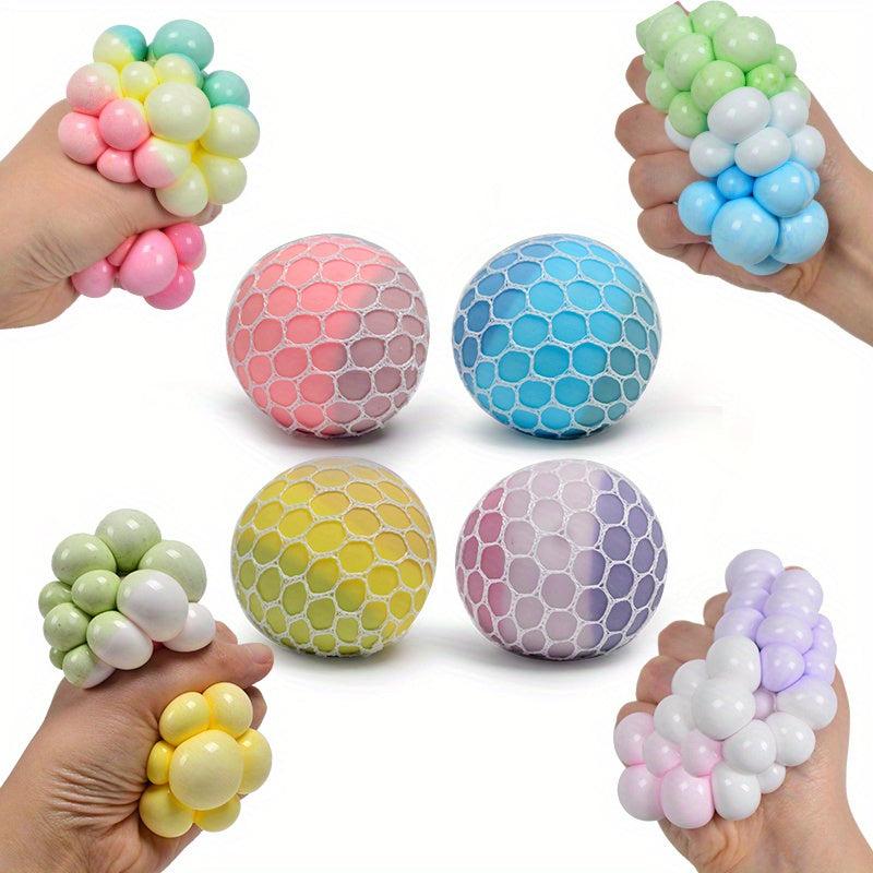 Mesh Flour Squeeze Ball Stress Relief Toy