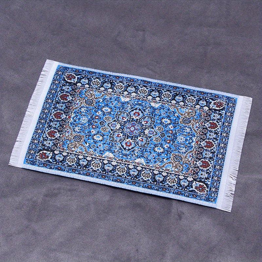 1pc Mini Dollhouse Floor Mat Scene Decoration Carpet