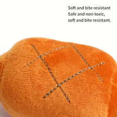 Plush Dog Toy Chicken Leg Bone Squeaker, Fun Boredom Relief Teddy Fado Cat