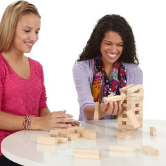 Jenga Classic Game With Hardwood Blocks Stacking Tower Game