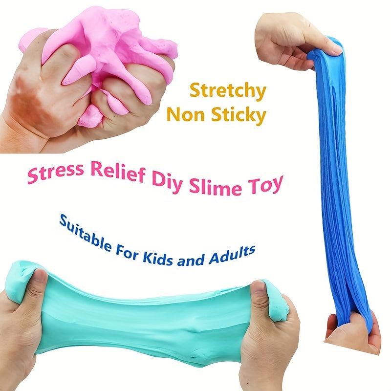 9pcs Colorful Butter Slime Kit Stress Relief Toys