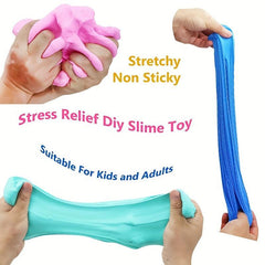 9pcs Colorful Butter Slime Kit Stress Relief Toys