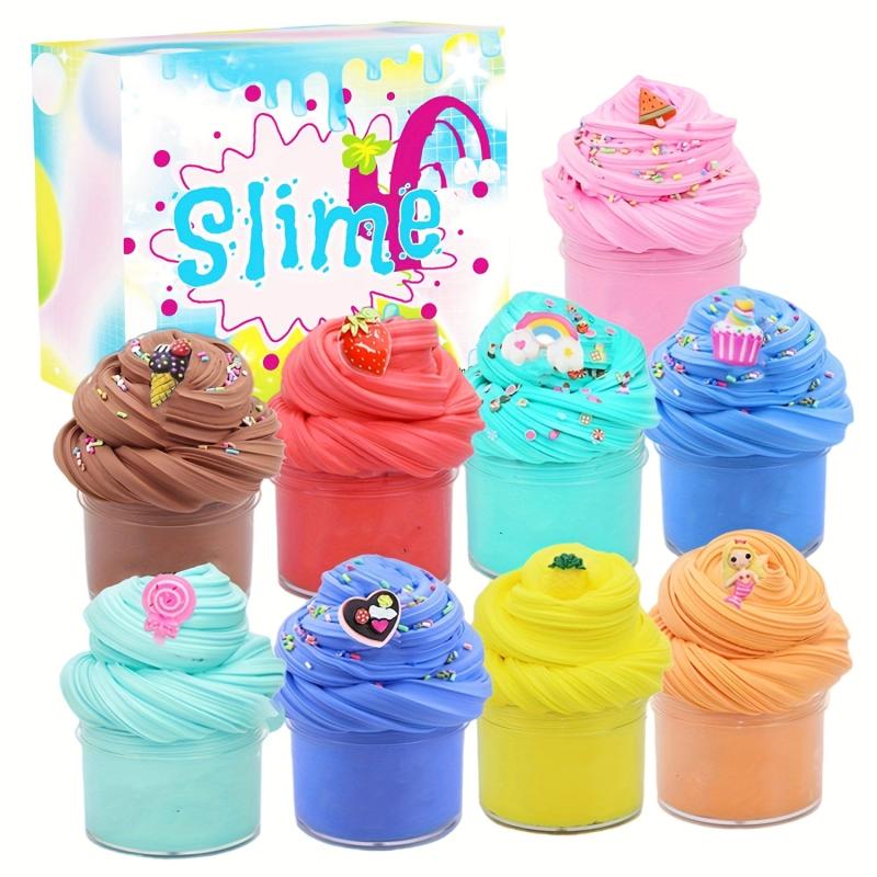 9pcs Colorful Butter Slime Kit Stress Relief Toys