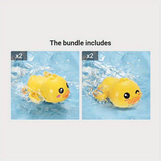 Clockwork Duck Baby Bath Toy for Toddlers