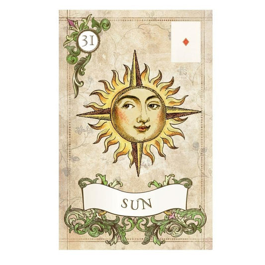 Vintage Lenormand Tarot Deck Oracle for Fortune Telling & Games
