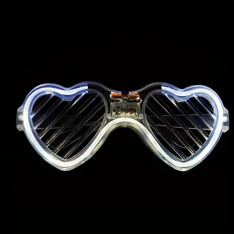 5pcs Glow in the Dark Luminous Glasses Party Decoration