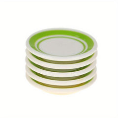 5pcs Mini Dinner Plates Dollhouse Scene Decoration
