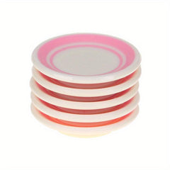 5pcs Mini Dinner Plates Dollhouse Scene Decoration