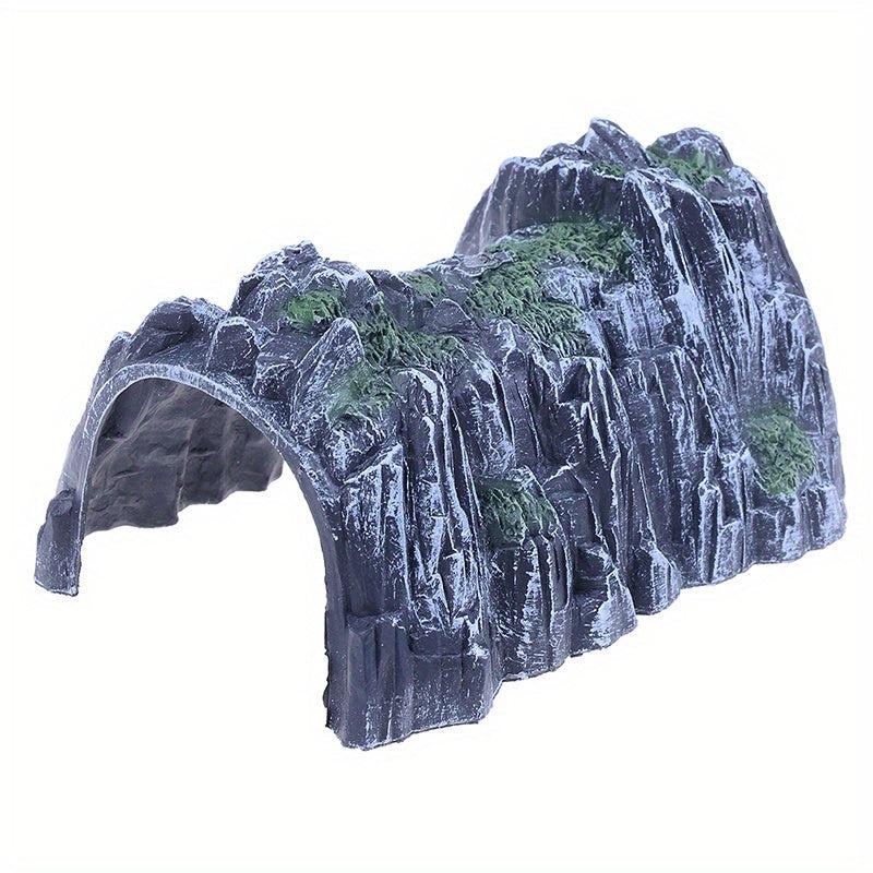 1pc Plastic 1:87 Scale Model Train Railway Cave Tunnels Sand Table Toy