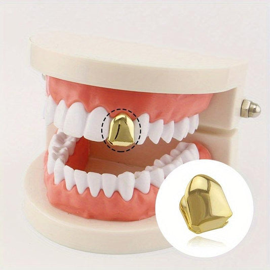 Hip Hop Golden Single Brace Vacuum Metal Plating Brace