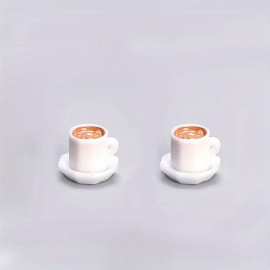 1:12 Mini House Furniture Set - Bed Sofa Table Cabinet Coffee Cup Accessories
