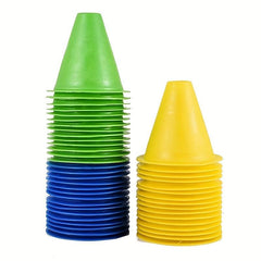10pcs Roller Skating Obstacle Football Training Bucket Random