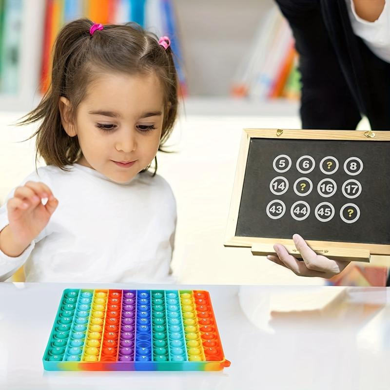Pop Up Number 100 Sensory Toy for Kids