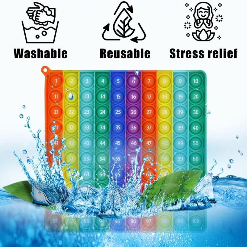 Pop Up Number 100 Sensory Toy for Kids