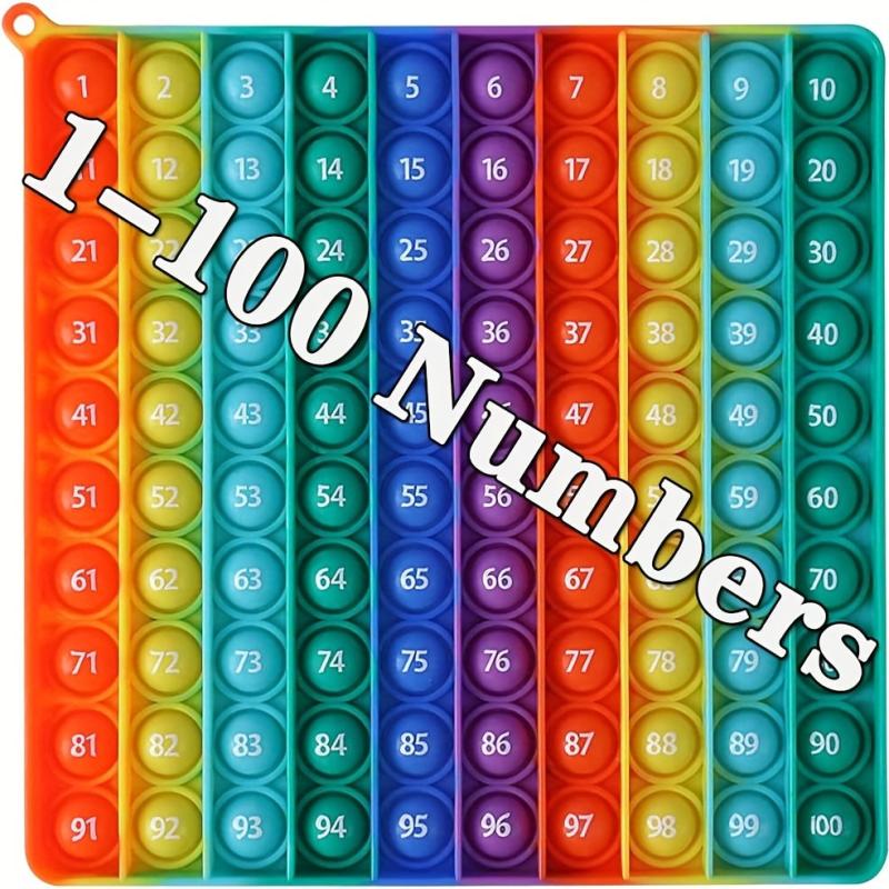 Pop Up Number 100 Sensory Toy for Kids