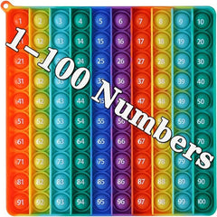 Pop Up Number 100 Sensory Toy for Kids