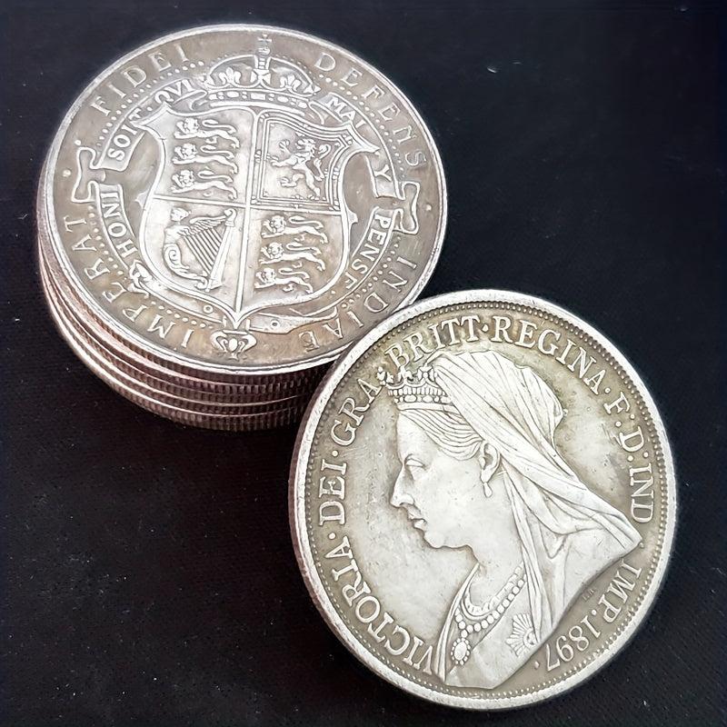 1897 Skeleton Coin Challenge Coin Copy Coin Copper Silvery Plated