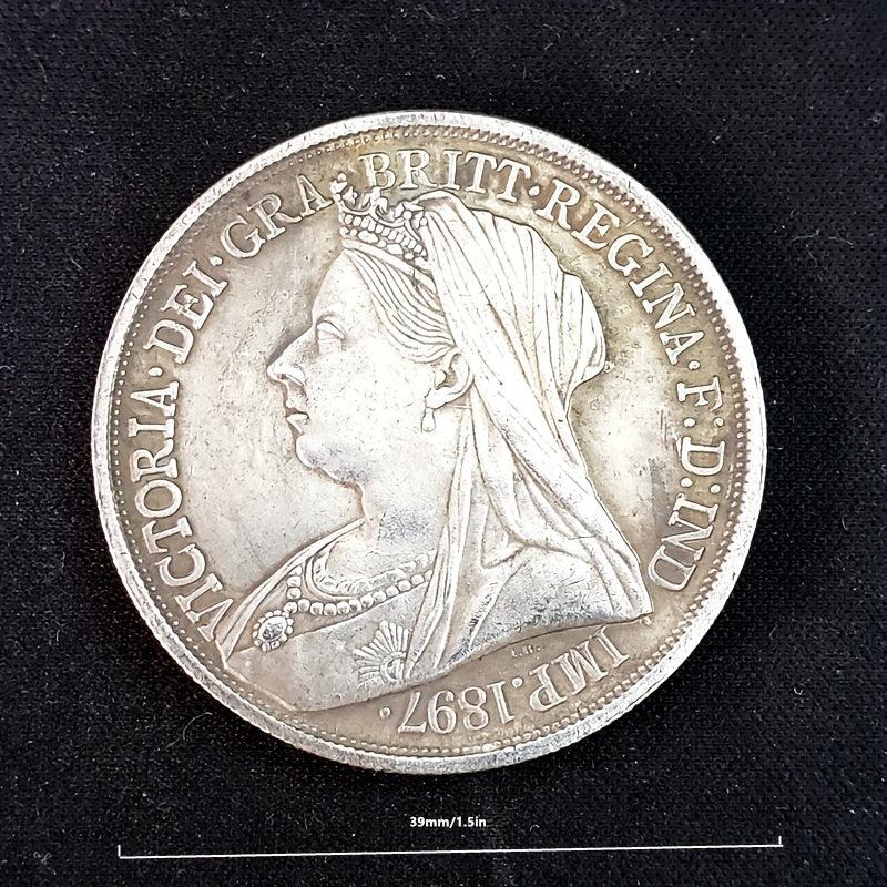 1897 Skeleton Coin Challenge Coin Copy Coin Copper Silvery Plated