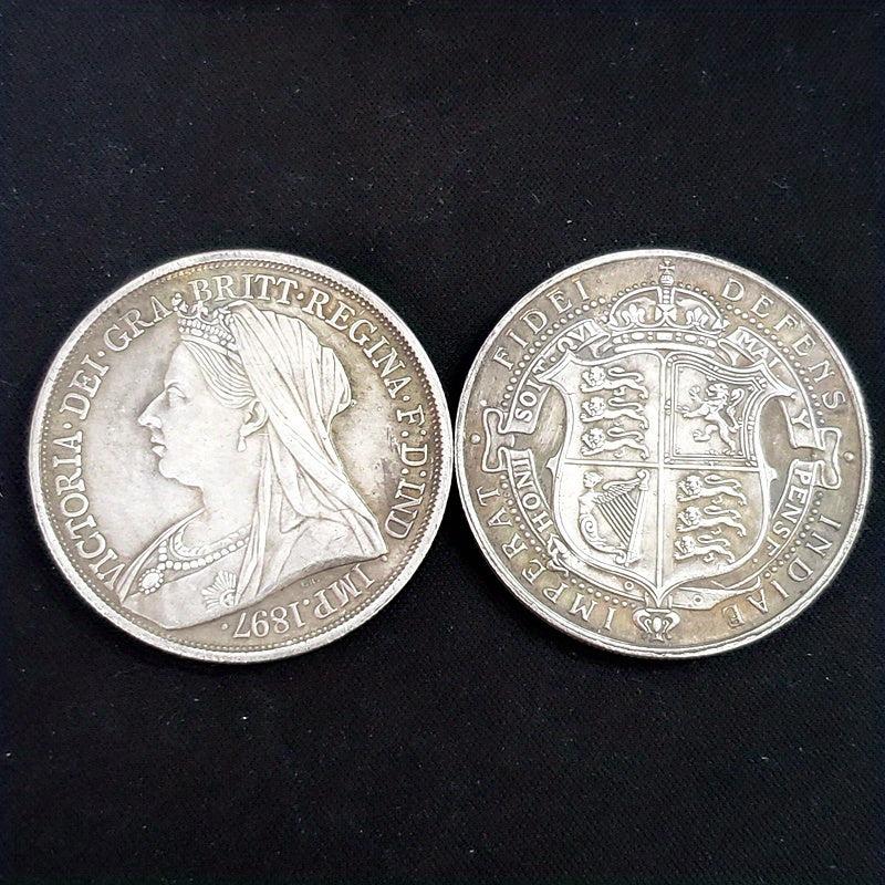 1897 Skeleton Coin Challenge Coin Copy Coin Copper Silvery Plated