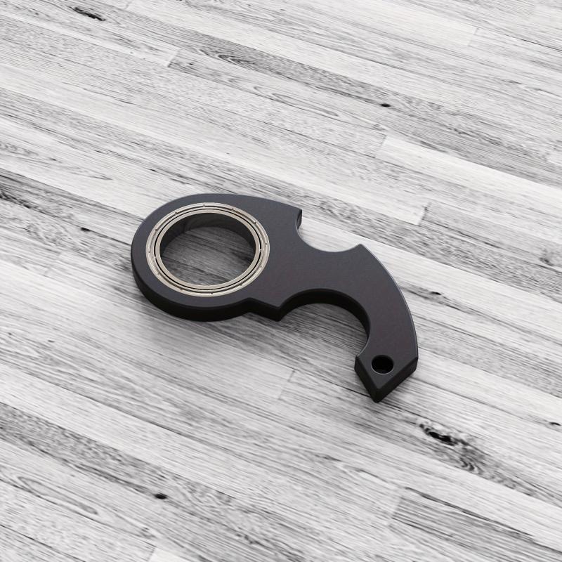 Rotating Decompressing Keychain Toy