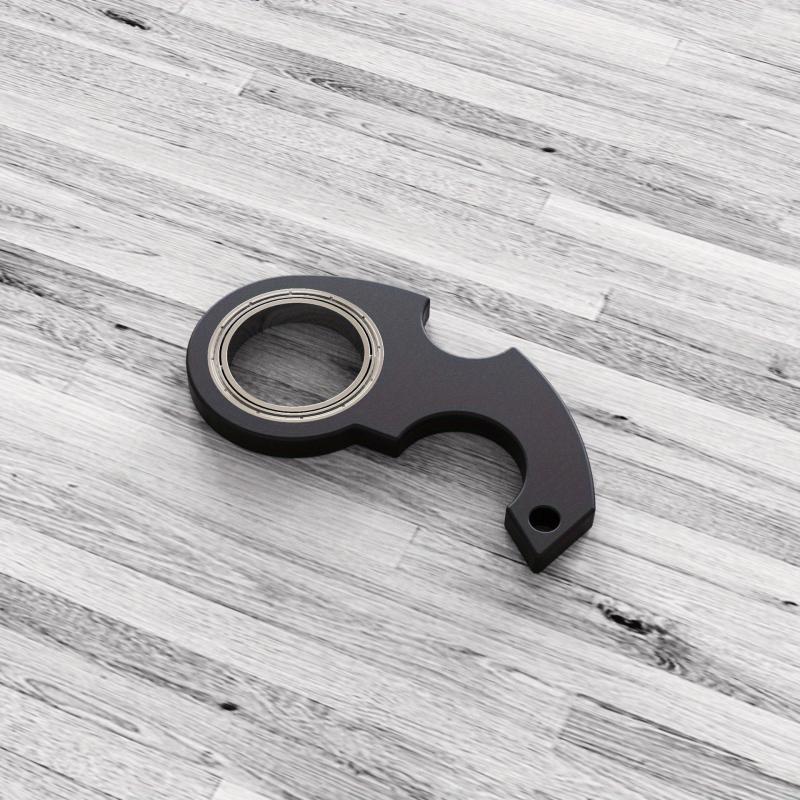Rotating Decompressing Keychain Toy