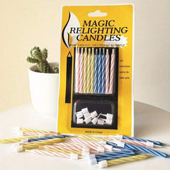 Unblowable Birthday Candle Fun Toy Joke Gift Cake Decor