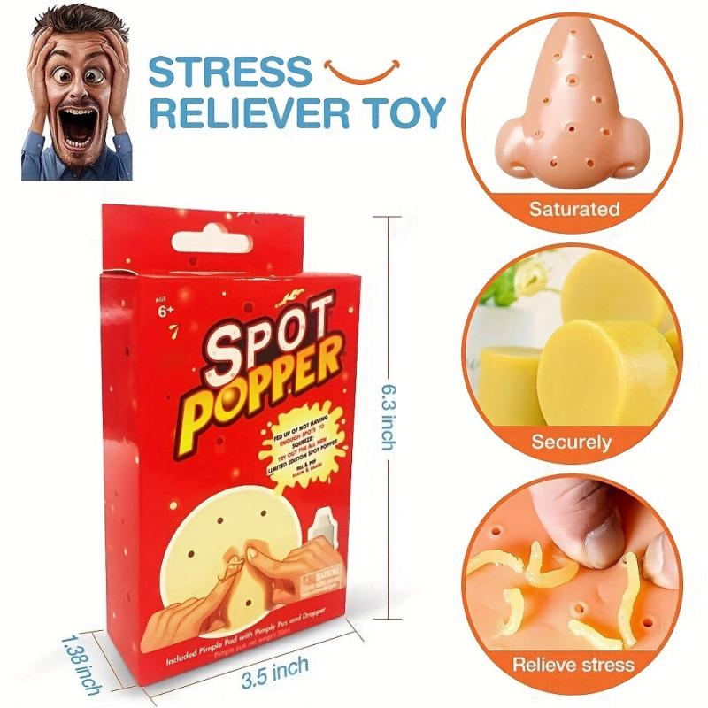 Nose Model Squeeze Acne Toy Pimple Popper Stress Reliever
