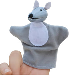 3 Little Pigs & Wolf Finger Puppet Toy Set