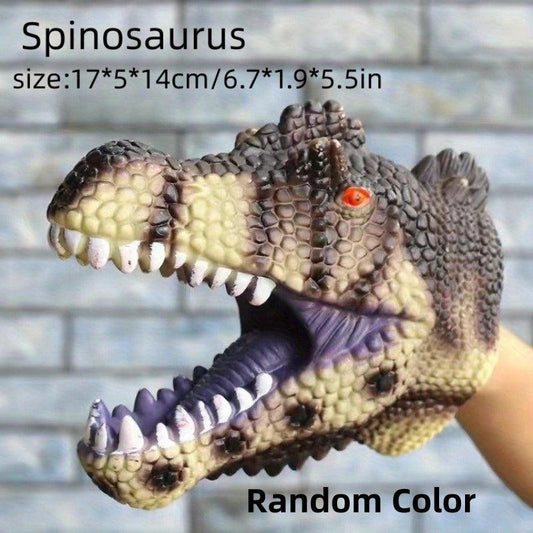 Jurassic Dinosaur T-Rex Hand Puppet Gloves Rubber Triceratops Pteros