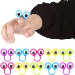 5pcs Eye Finger Puppets Wiggle Eyes Party Favors