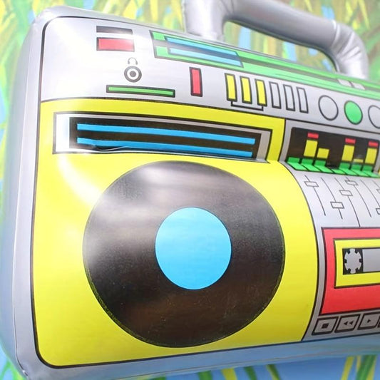Inflatable Simulation Radio PVC Musical Instrument Large Recorder Stage Props