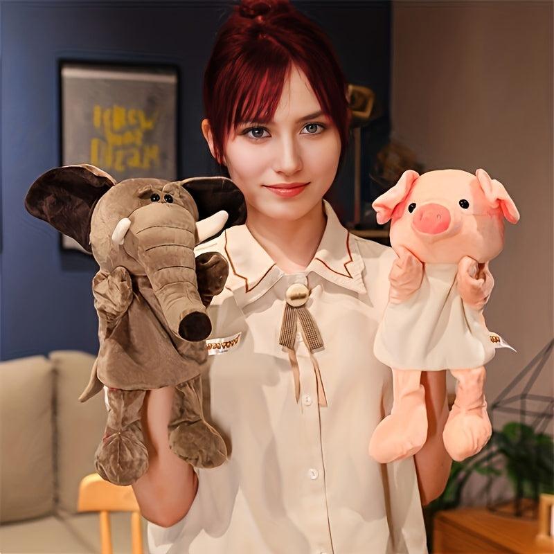 Animal Hand Puppet Plush Show Theater Toddler Gift