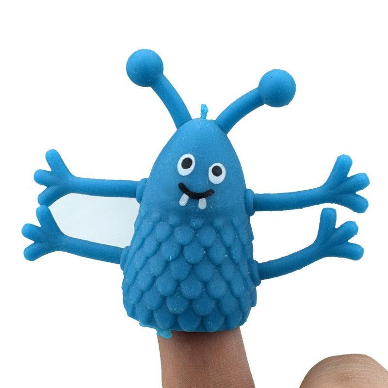 Novel TPR Plastic Finger Puppet Toy Storytelling Props