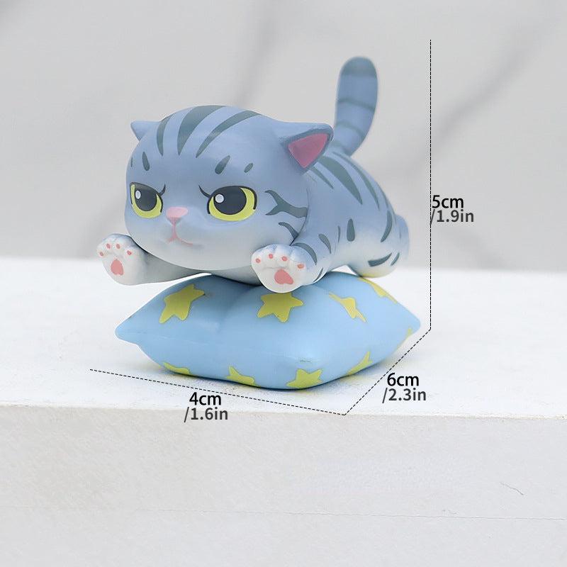 Kitten Cartoon Car Decoration Simulation Doll
