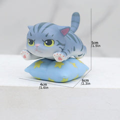 Kitten Cartoon Car Decoration Simulation Doll