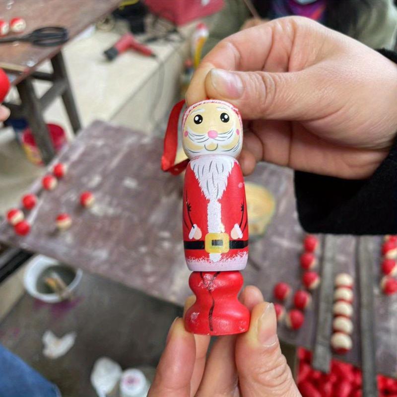 Christmas Puppets Funny Santa Claus Pendant Independent Station